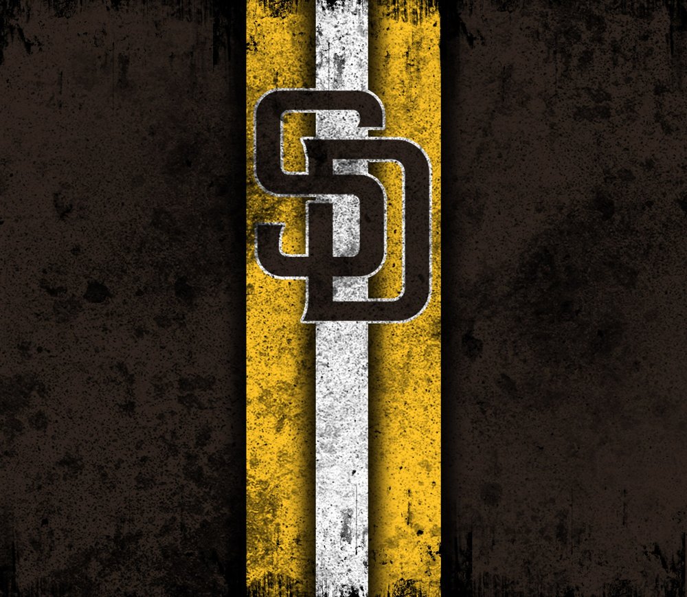 San Diego Padres Grunge Logo