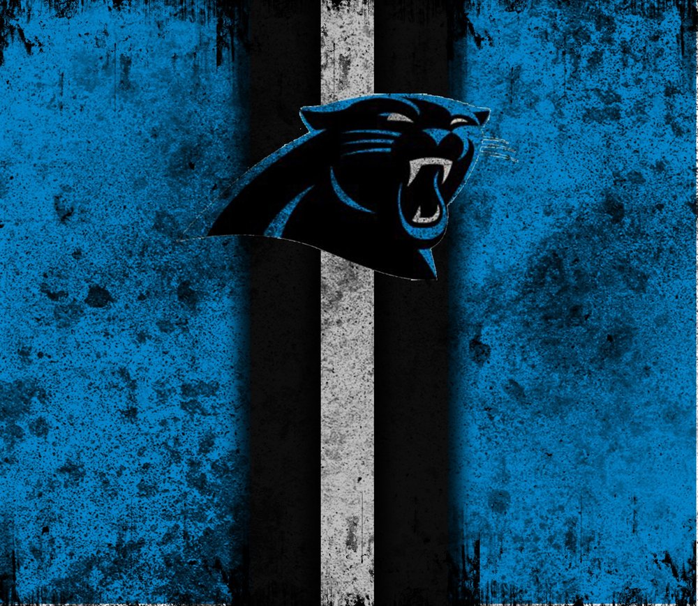 Carolina Panthers Grunge Logo