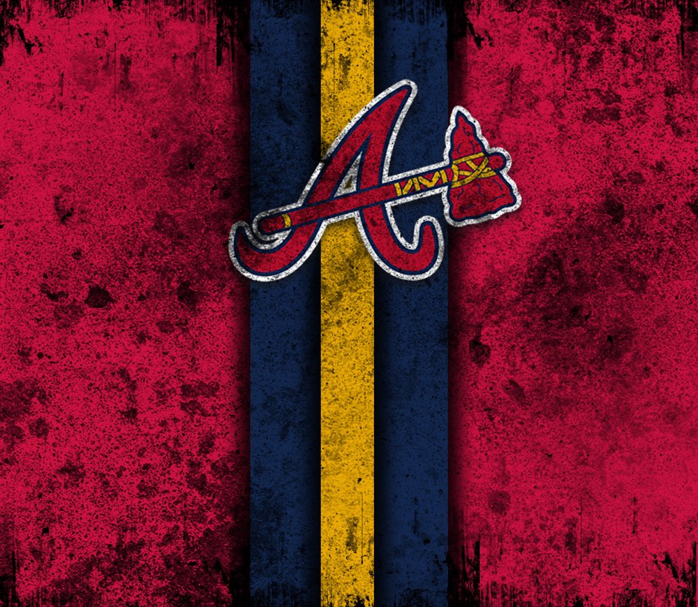Atlanta Braves Grunge Logo