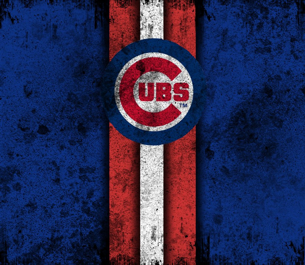 Chicago Cubs Grunge Logo