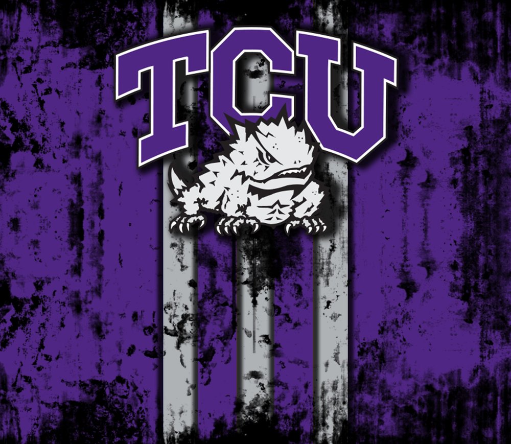 TCU Horned Frogs Distressed Logo