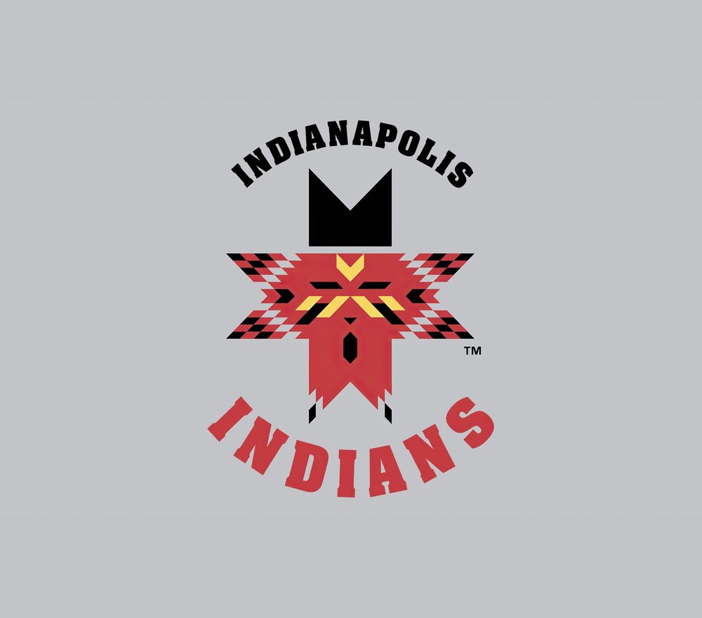Indianapolis Indians Logo — Multicolor Geometric
