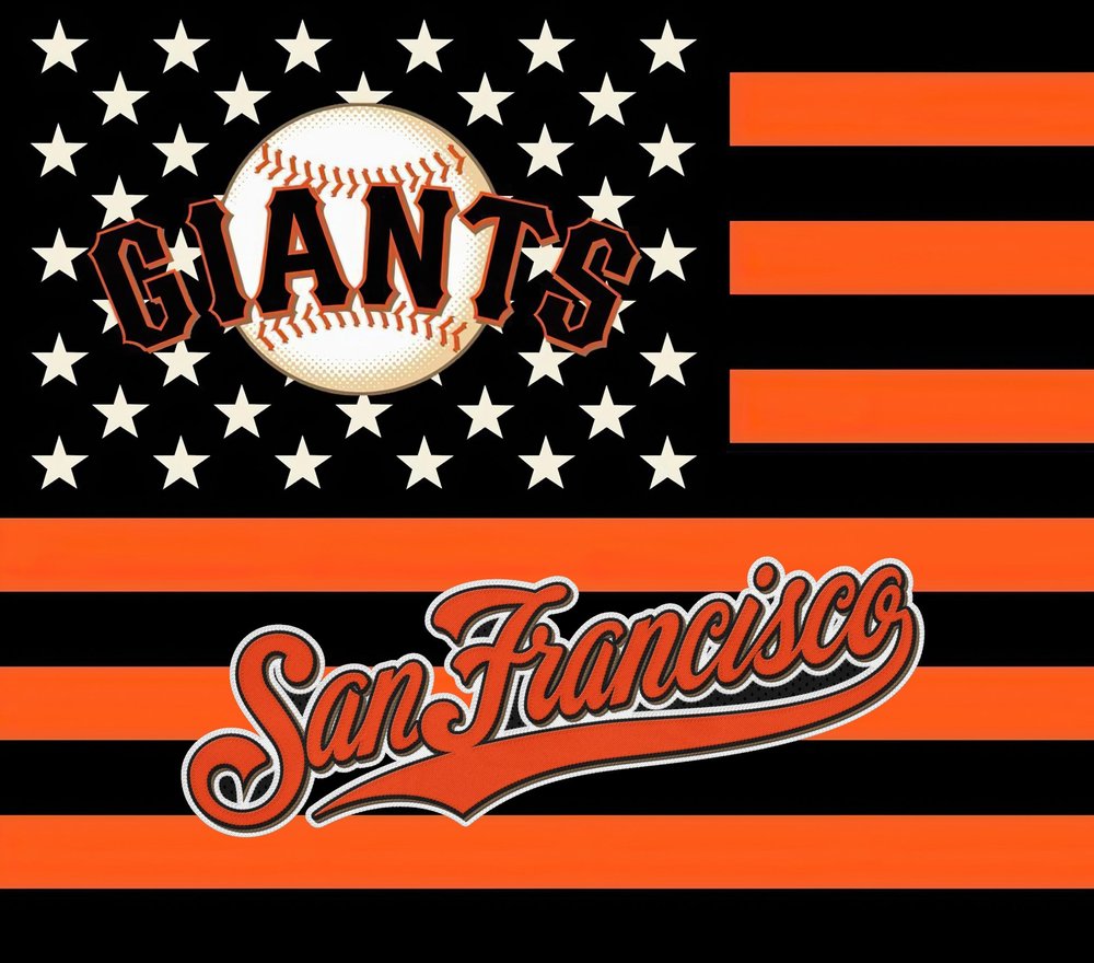 Giants Patriotic Baseball