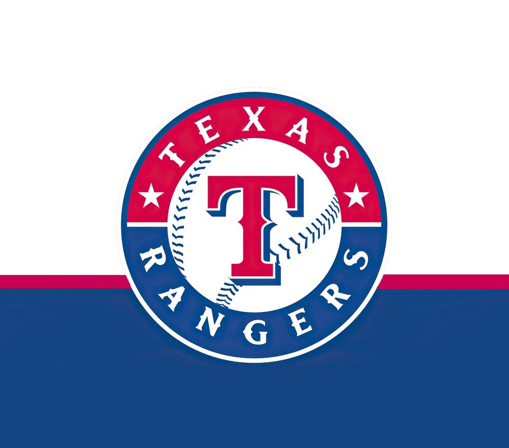 Texas Rangers Baseball Logo — White Logo 2