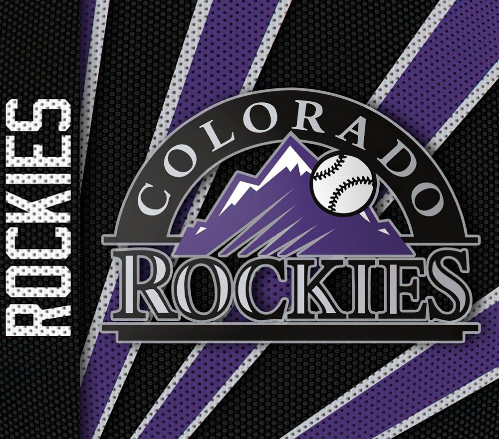Colorado Rockies Baseball Logo — Black Sports Logo