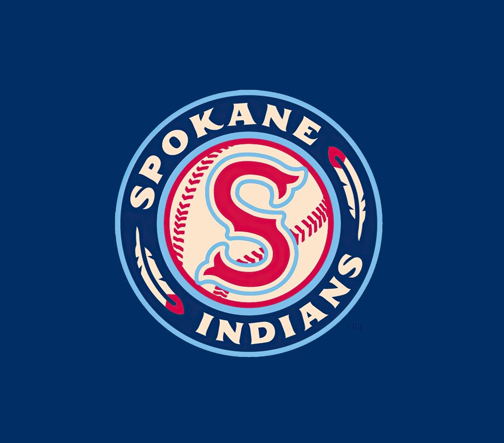 Spokane Indians Baseball Logo — Multicolor Vintage