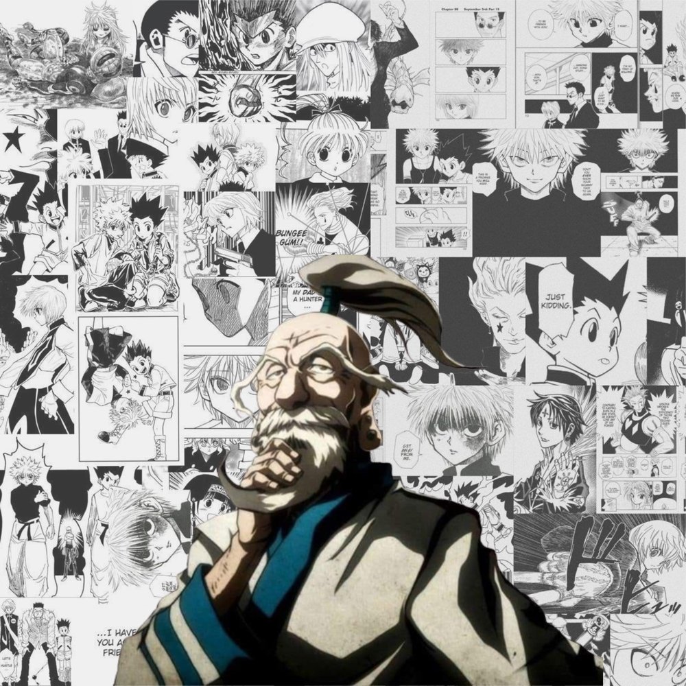Hunter x Hunter Manga Collage — Multicolor Collage