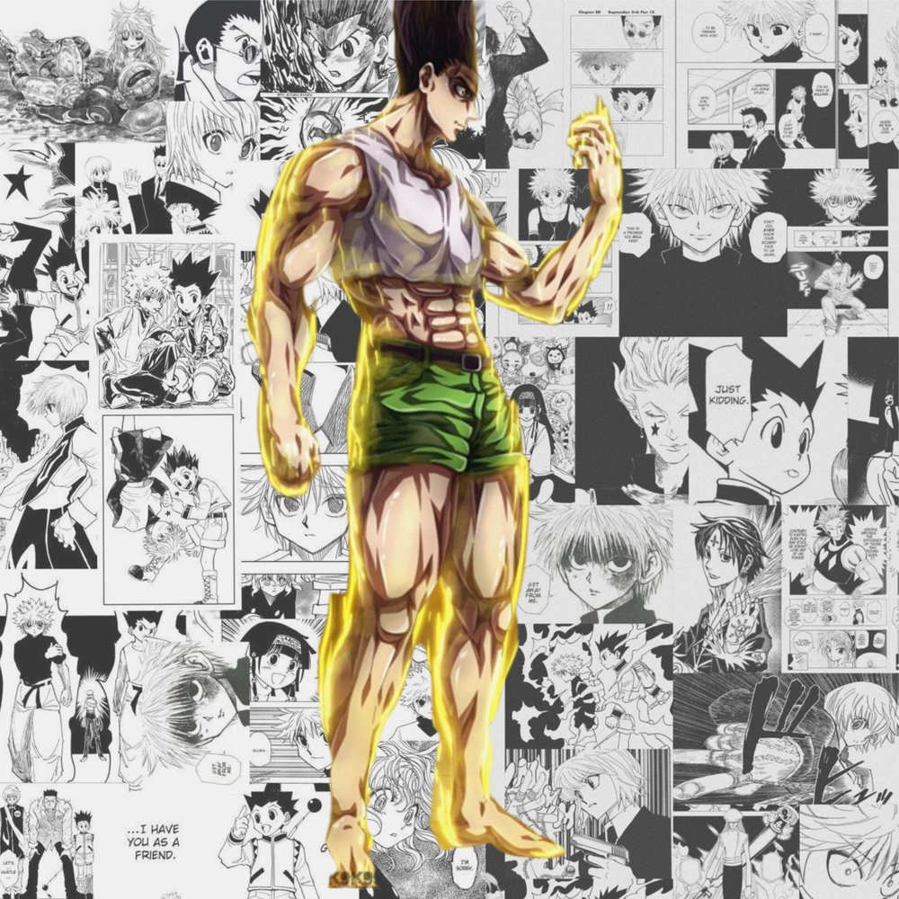 Adult Gon Manga Collage