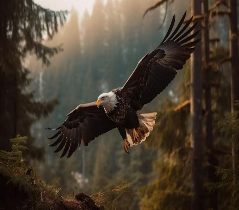 Bald Eagle Mountain Flight