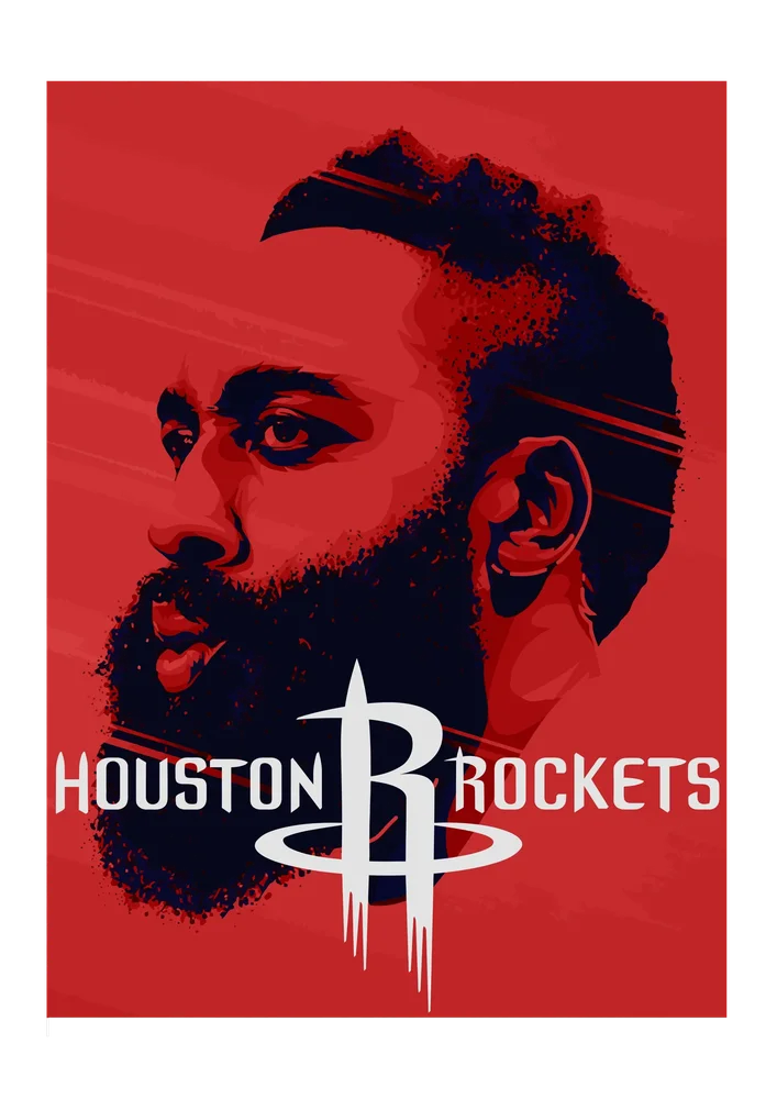 James Harden Houston Rockets Portrait