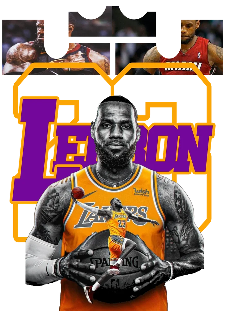 LeBron Lakers Jersey Graphic