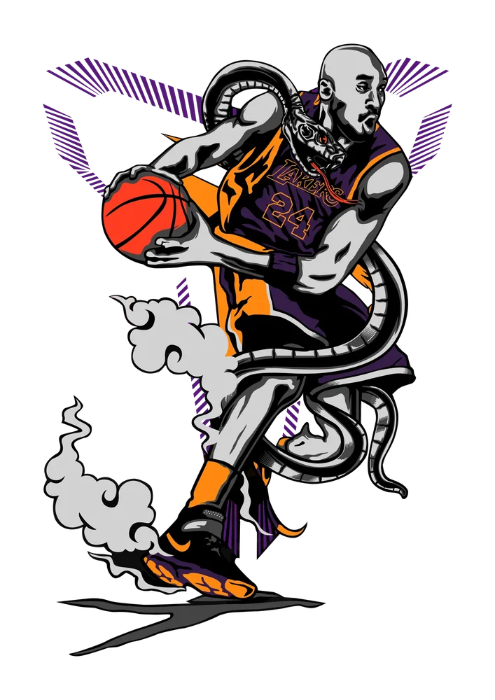 Kobe Bryant Black Mamba Basketball