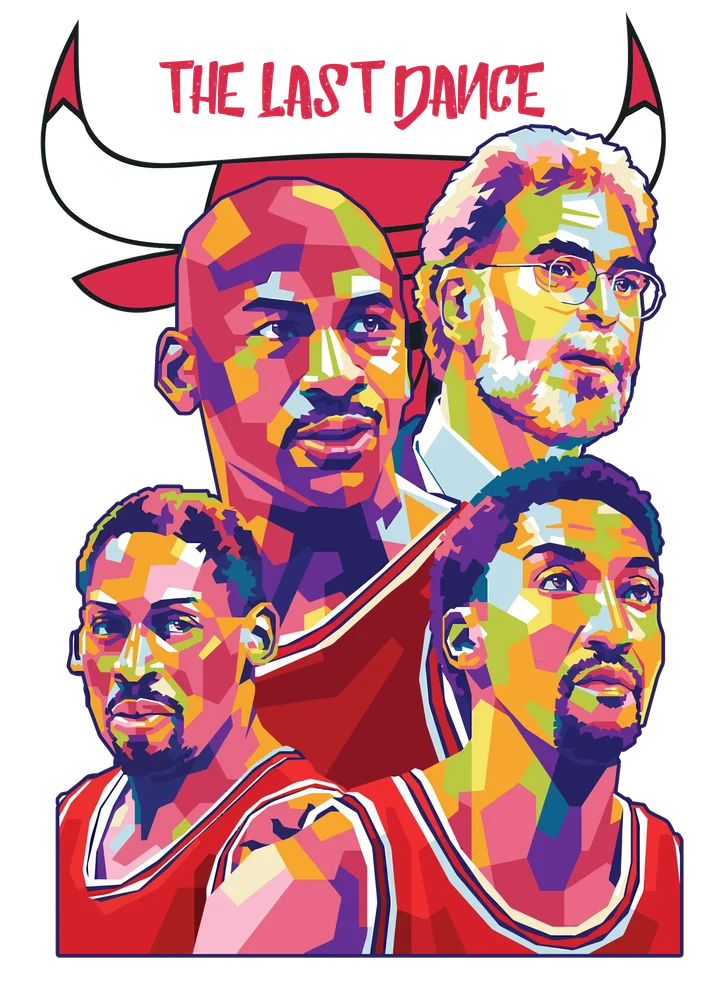 The Last Dance Bulls Portrait