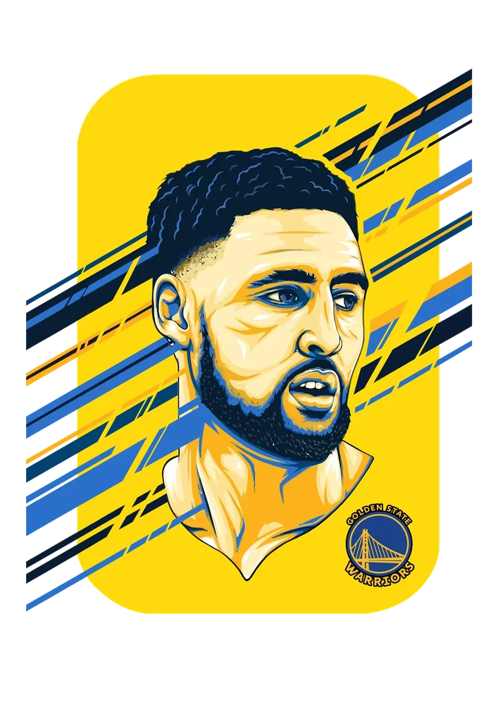 Klay Thompson Golden State Warriors Portrait