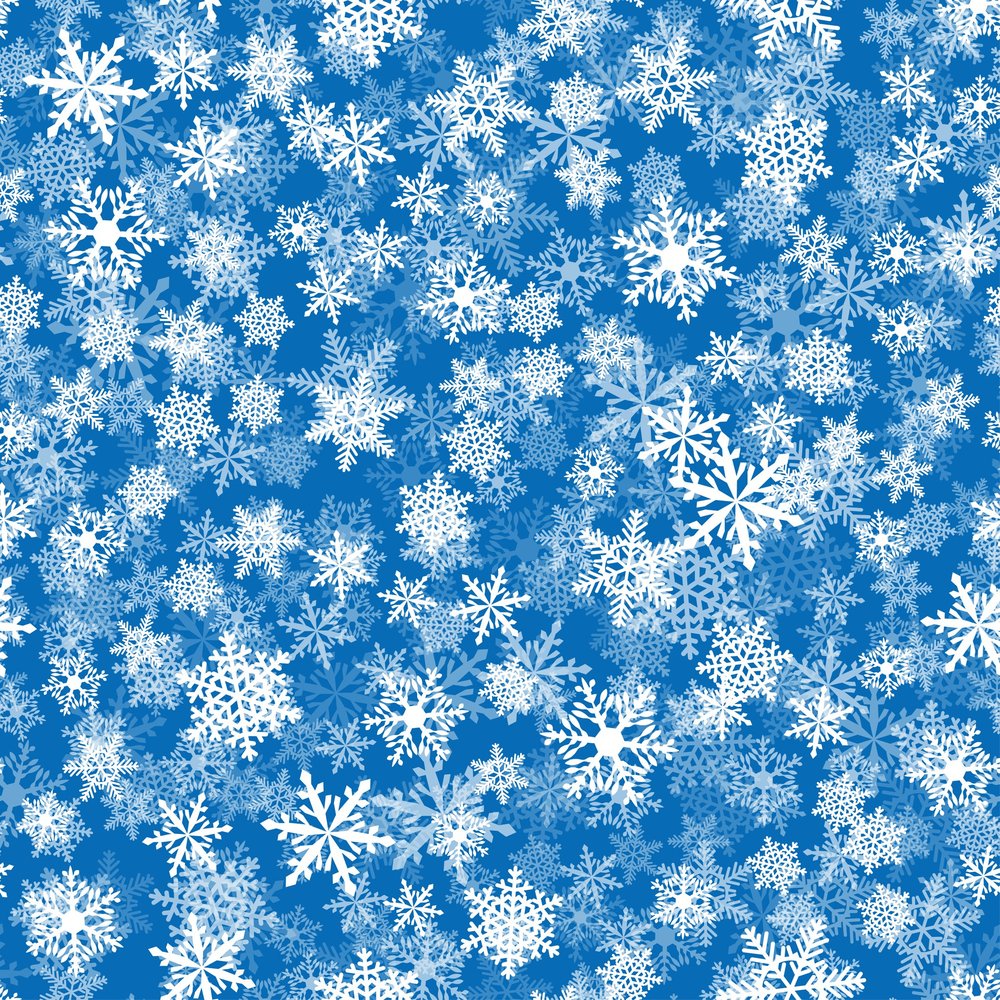 Snowflake Seamless Winter Pattern