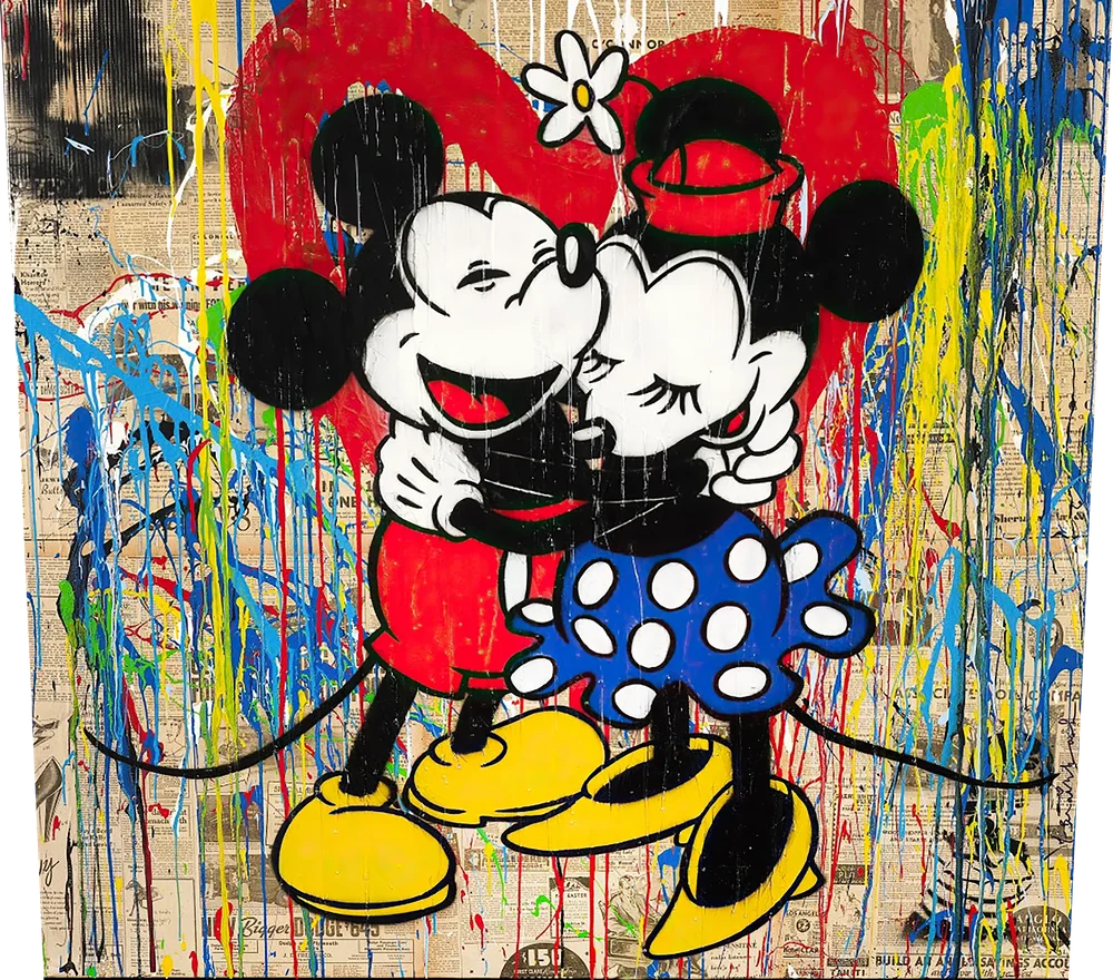 Mickey And Minnie Pop Art