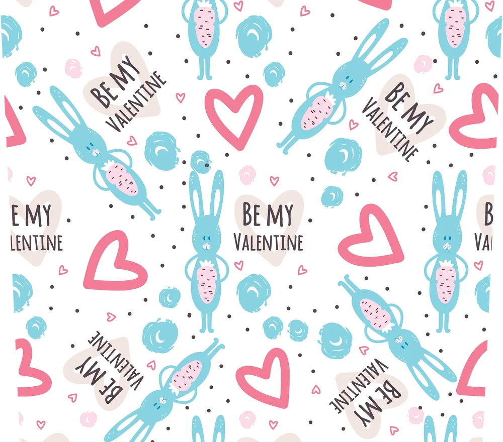 Be My Valentine Bunnies Pattern