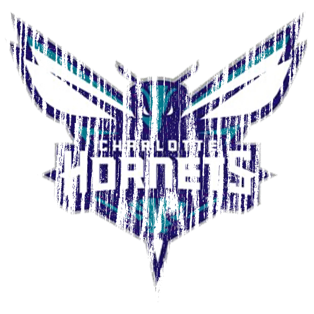 Charlotte Hornets Distressed Logo