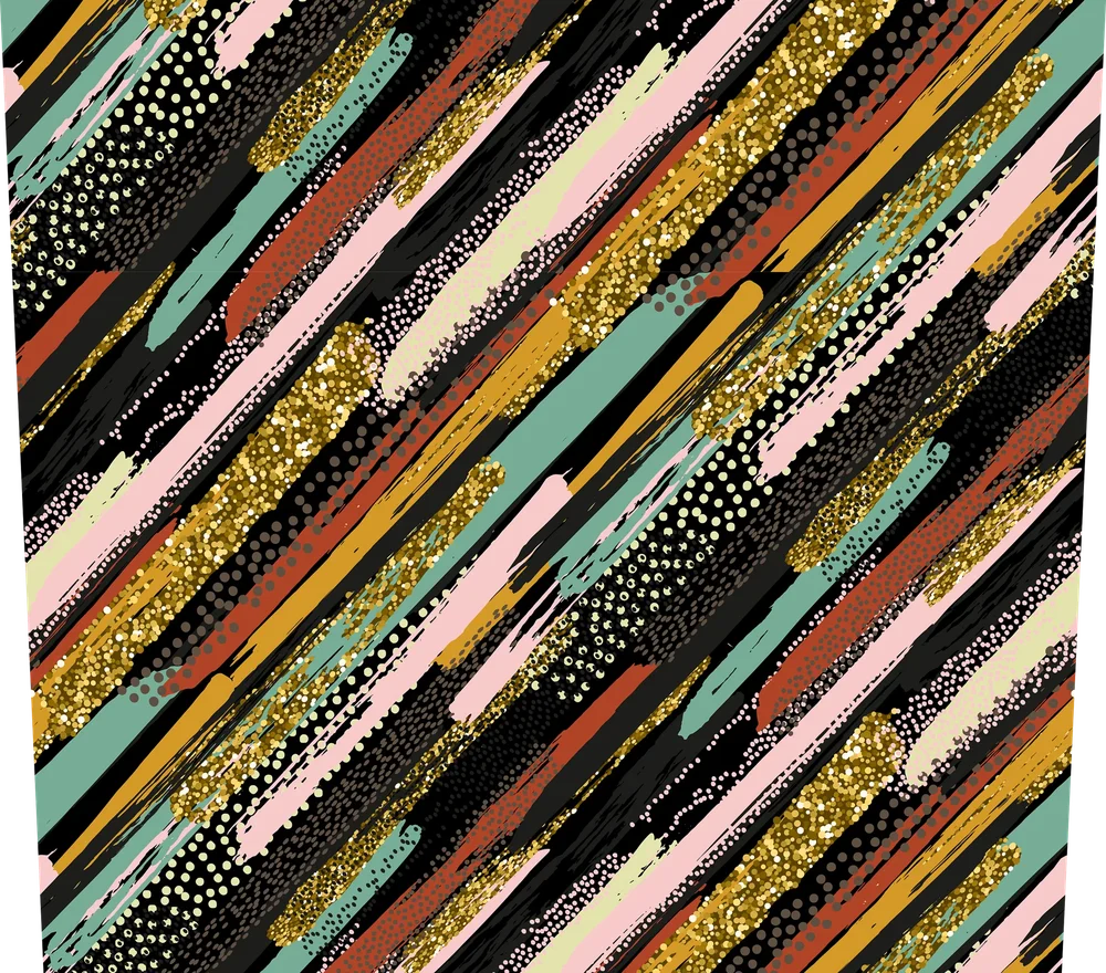Diagonal Glitter Stripe Pattern
