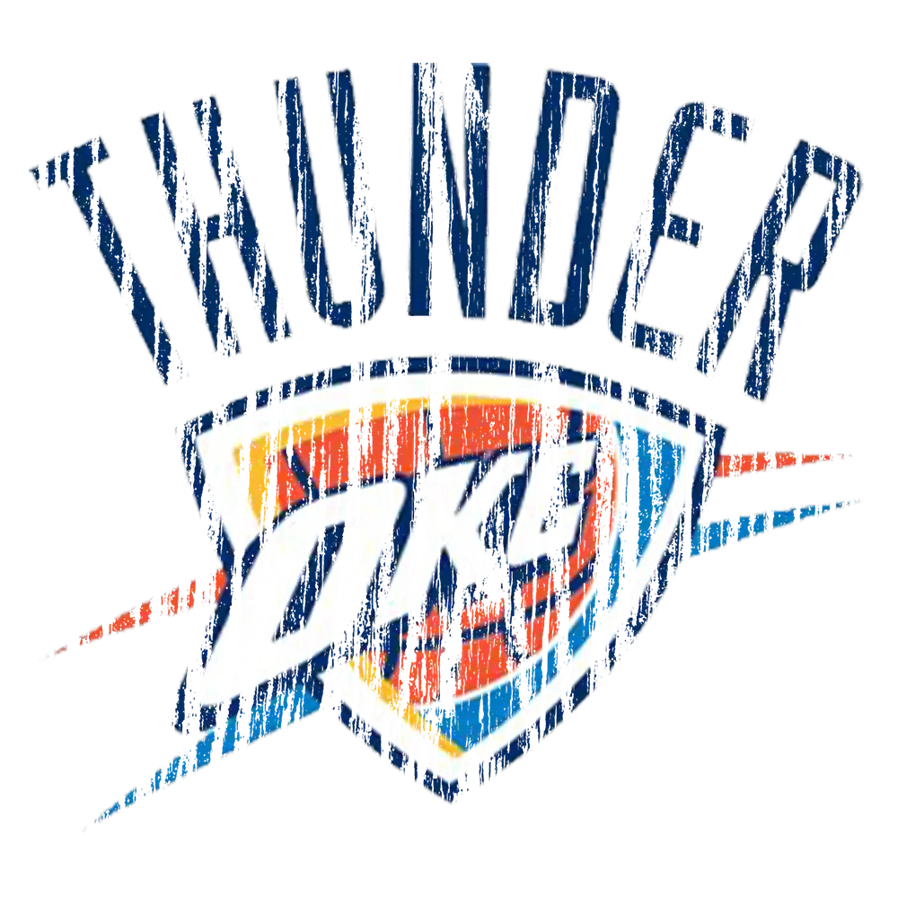 Oklahoma City Thunder Distressed Logo