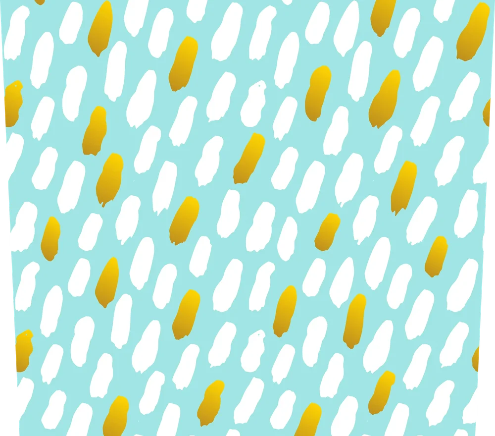 Yellow And White Brushstrokes Pattern