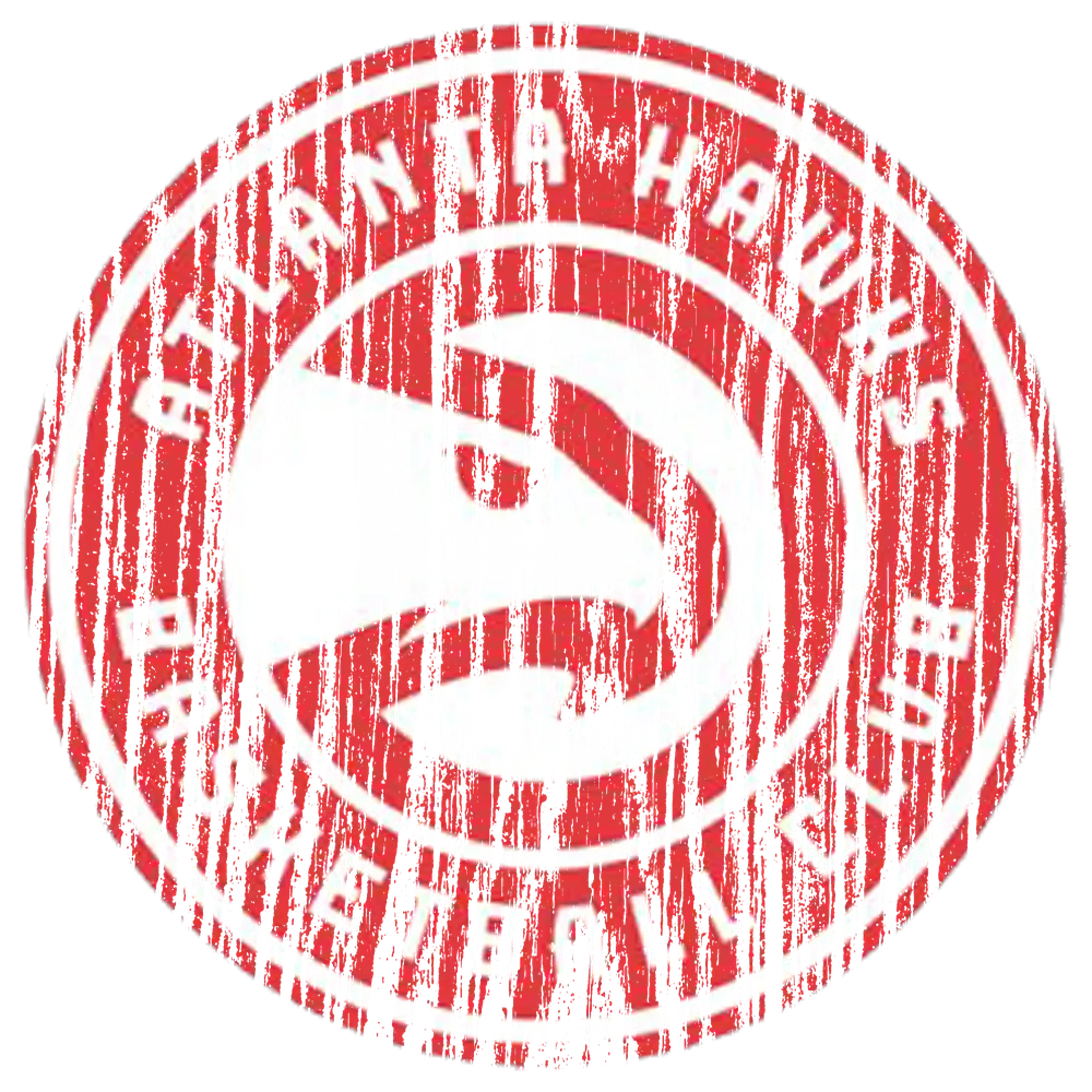 Atlanta Hawks Distressed Logo