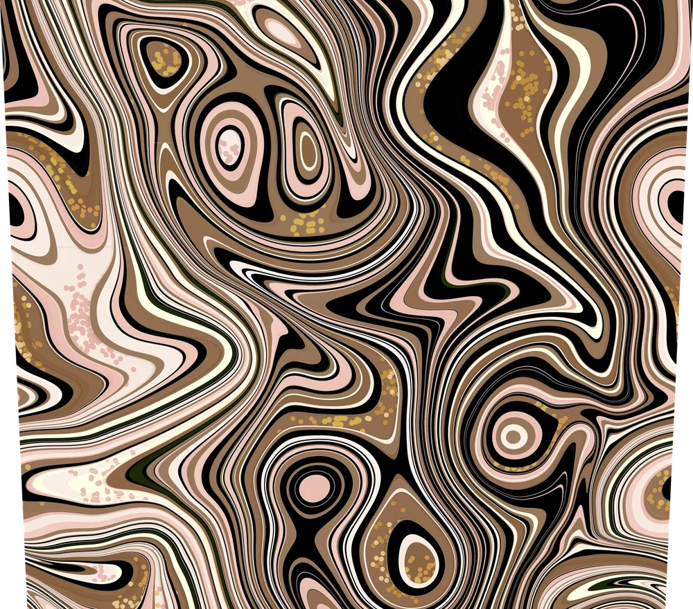 Liquid Marble Swirl Pattern