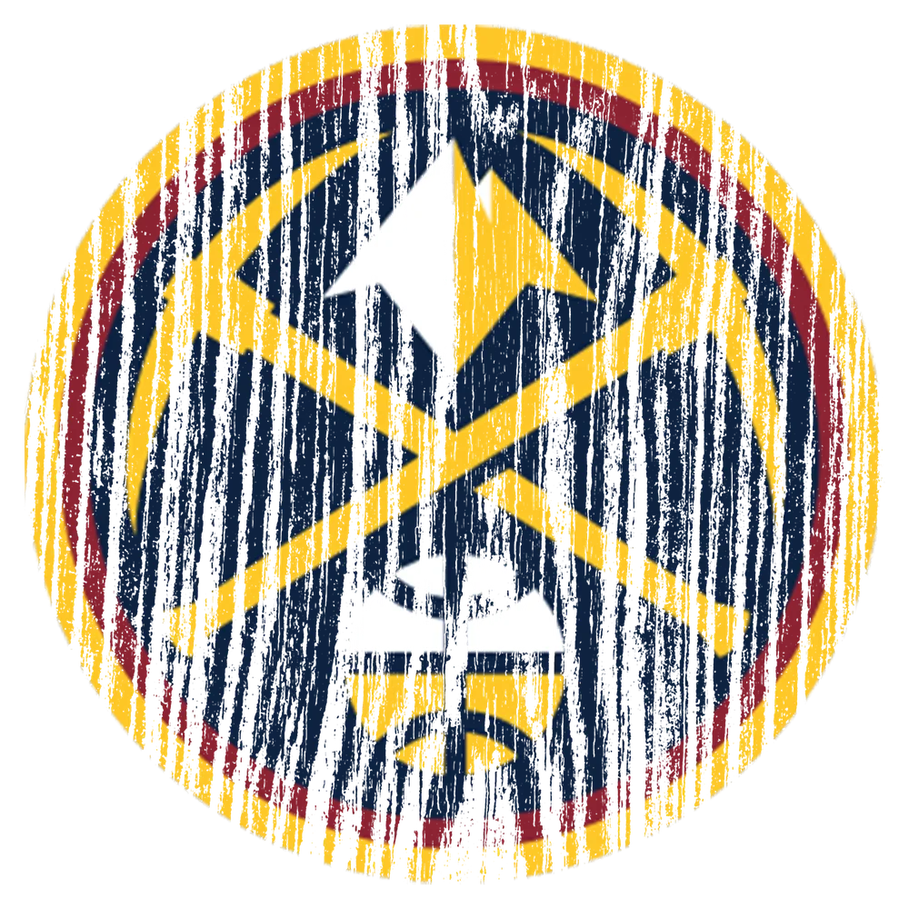 Denver Nuggets Wood Texture Logo