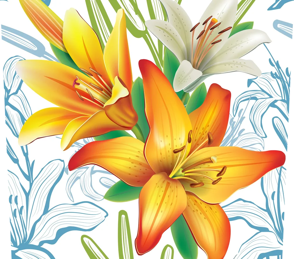 Tropical Lily Floral