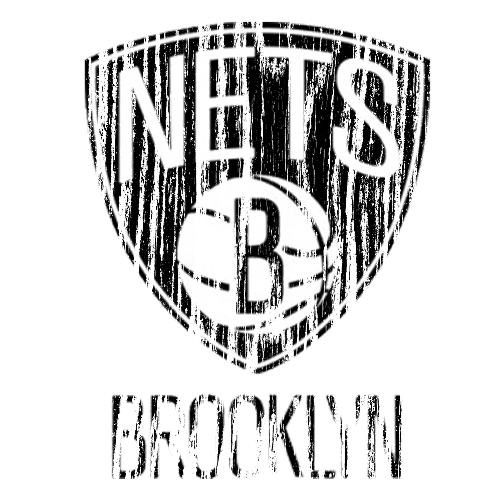 Brooklyn Nets Distressed Shield