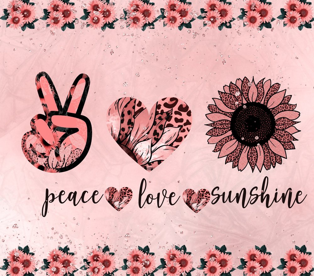 Peace Love Sunshine Floral — Cream Boho