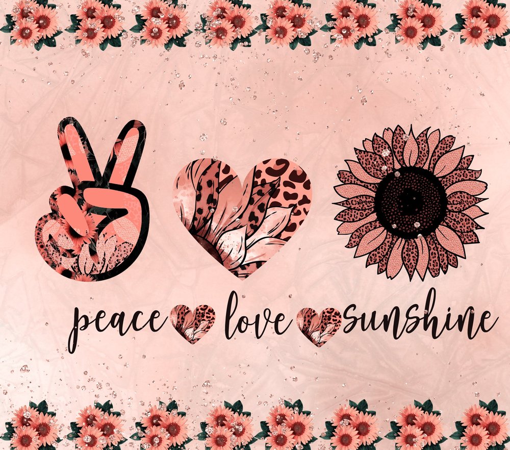 Peace Love Sunshine Floral — Cream Boho 2
