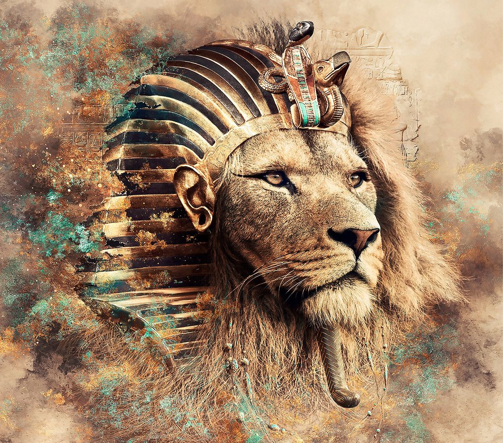 Egyptian Pharaoh Lion King