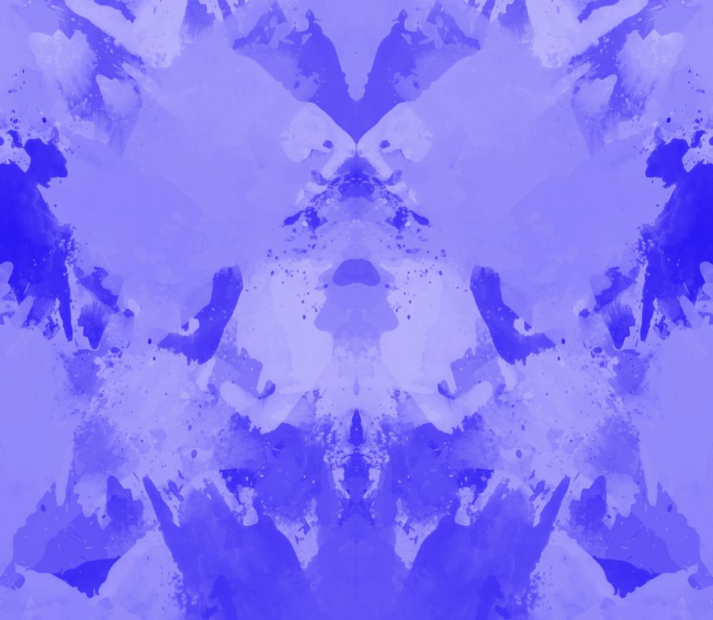 Purple Watercolor Splash Abstract