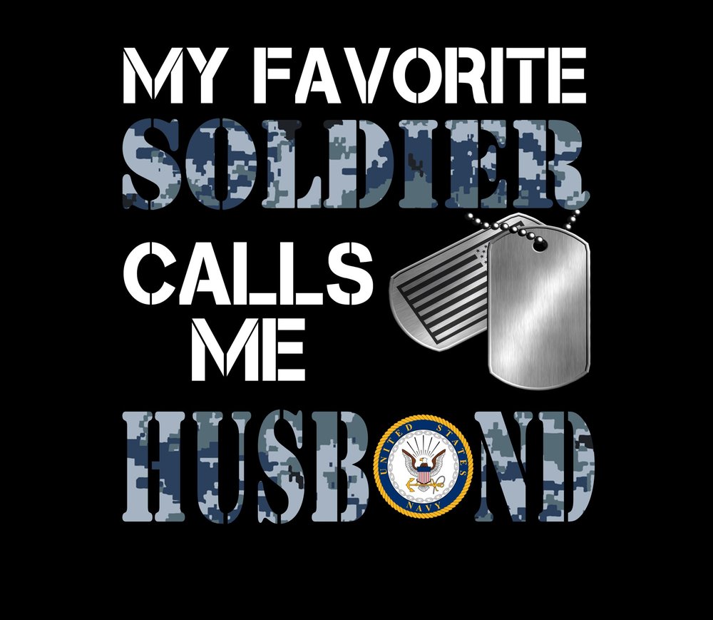 My Favorite Soldier Calls Me Husband — Black Bold