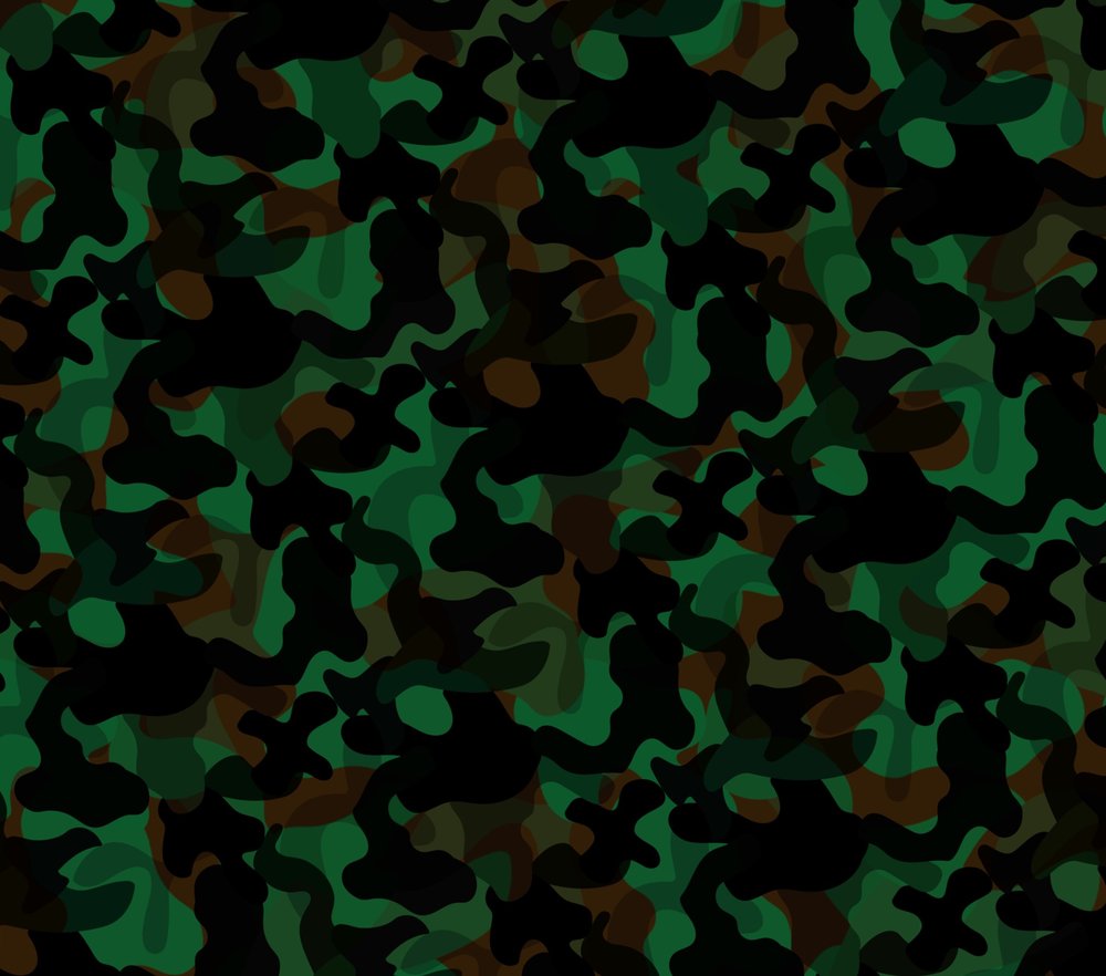 Green Military Camouflage Pattern