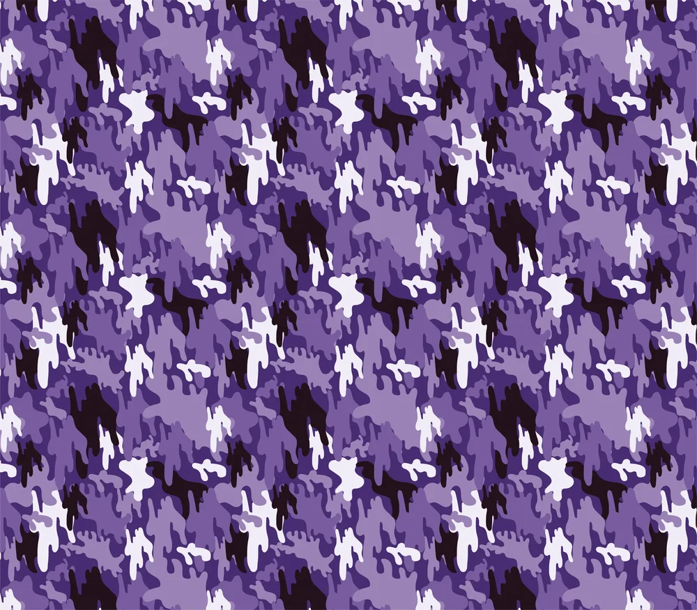 Purple Camouflage Seamless Pattern
