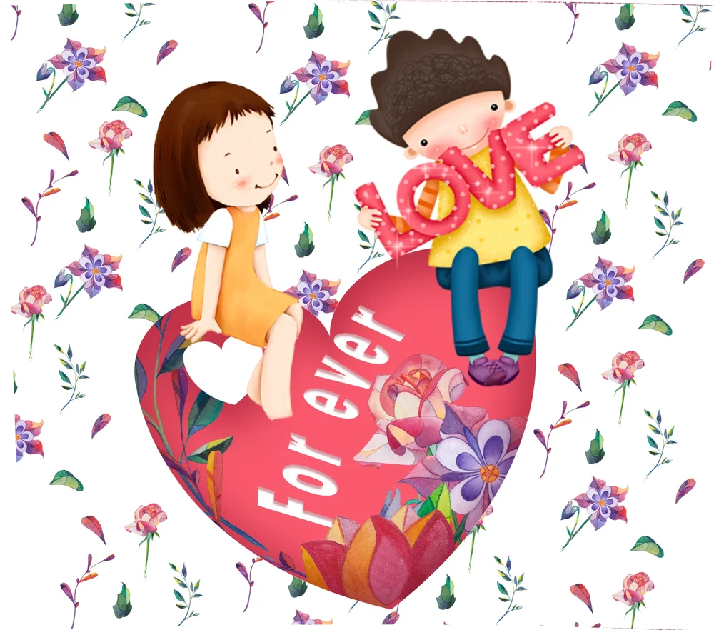 Happy Life Children With Heart