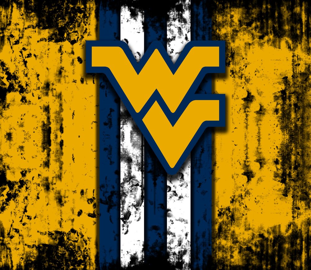 West Virginia University Logo Distressed