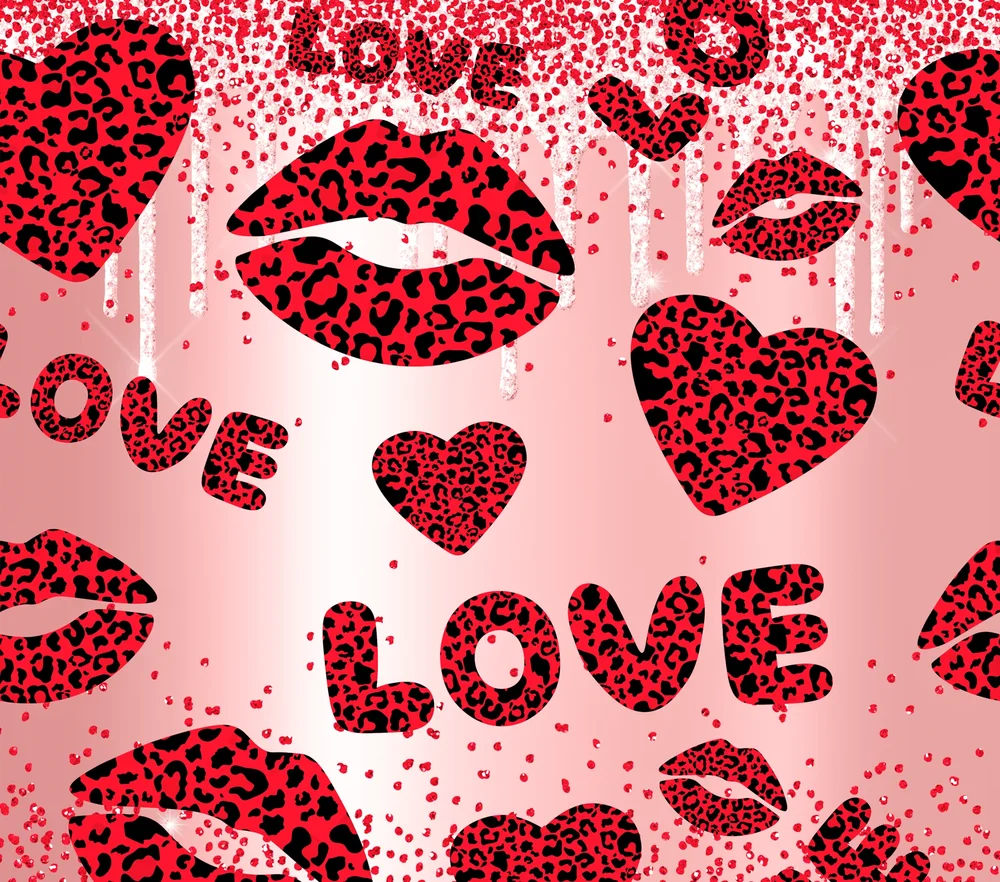 Leopard Print Love Valentine