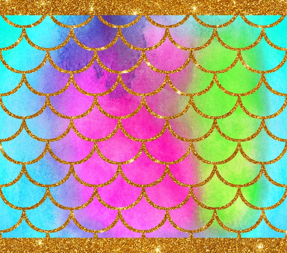 Mermaid Scales Rainbow