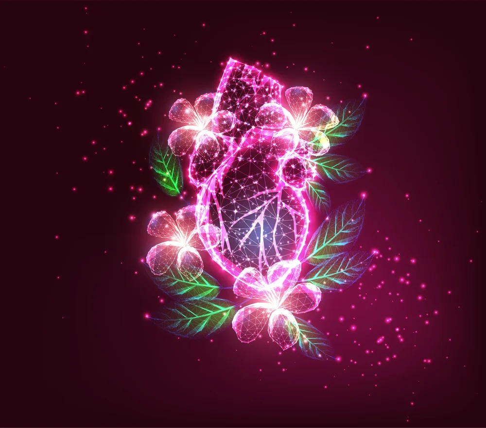 Neon Anatomical Heart