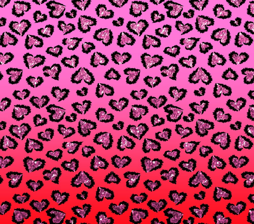 Leopard Heart Gradient