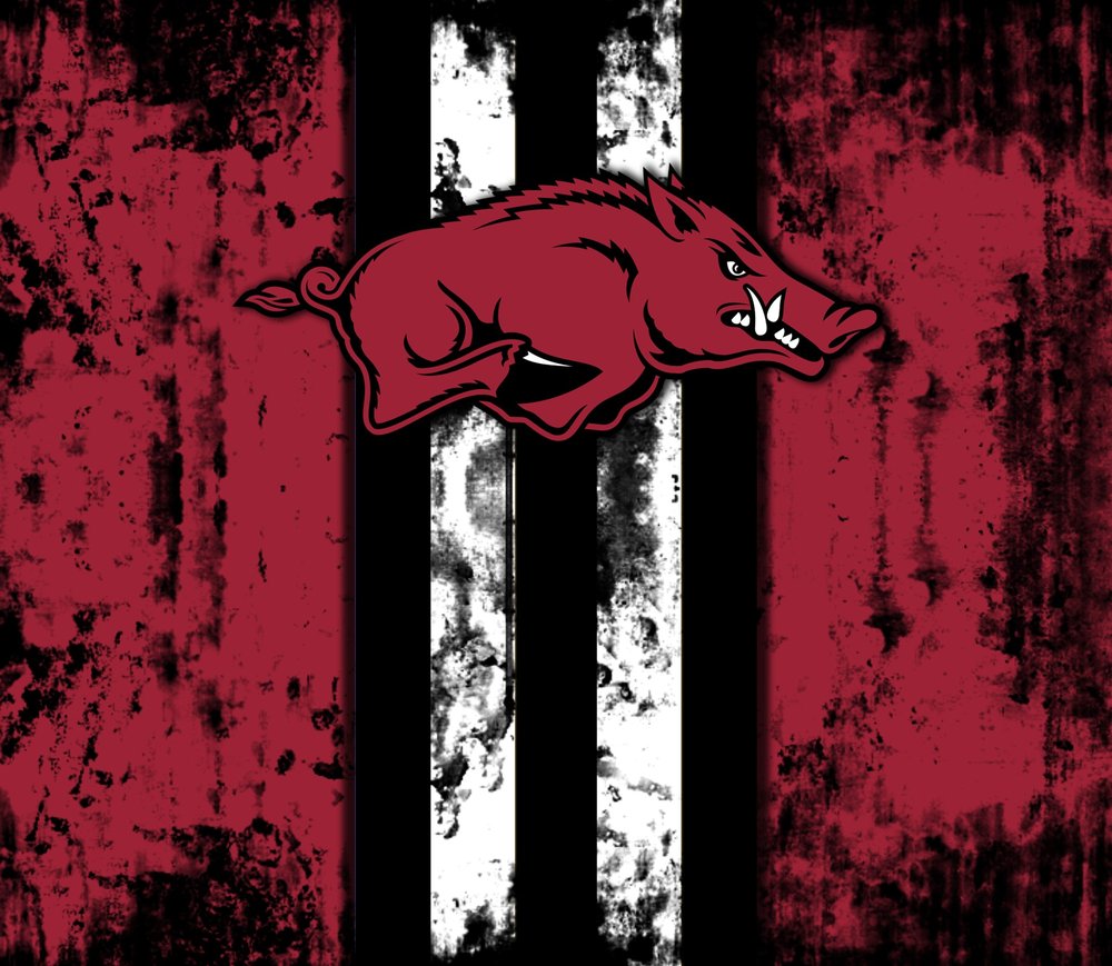 Arkansas Razorbacks Distressed Logo