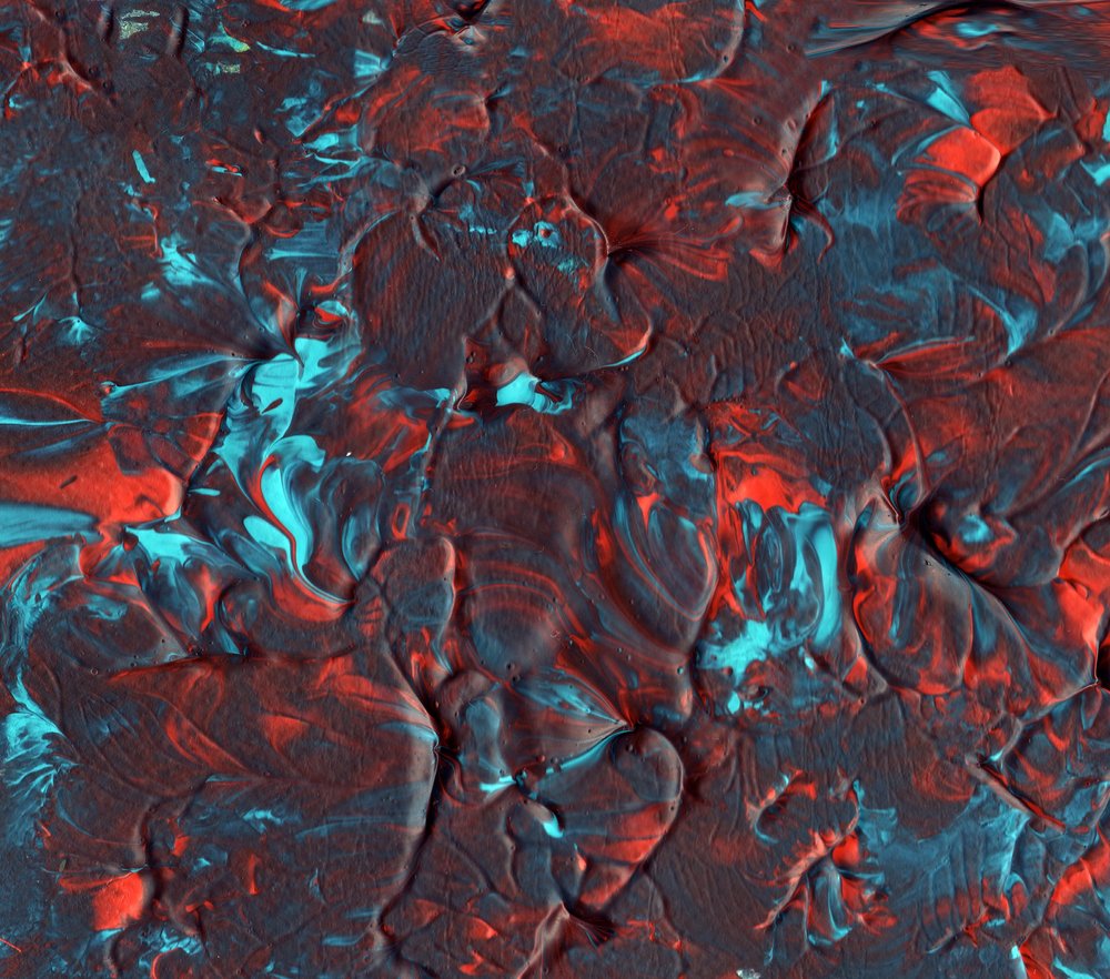 Red Cyan Marble Texture