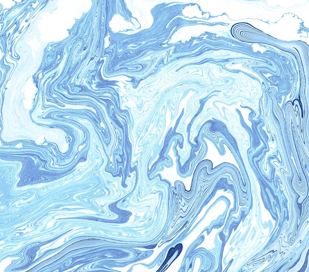 Blue Marble Liquid Swirl