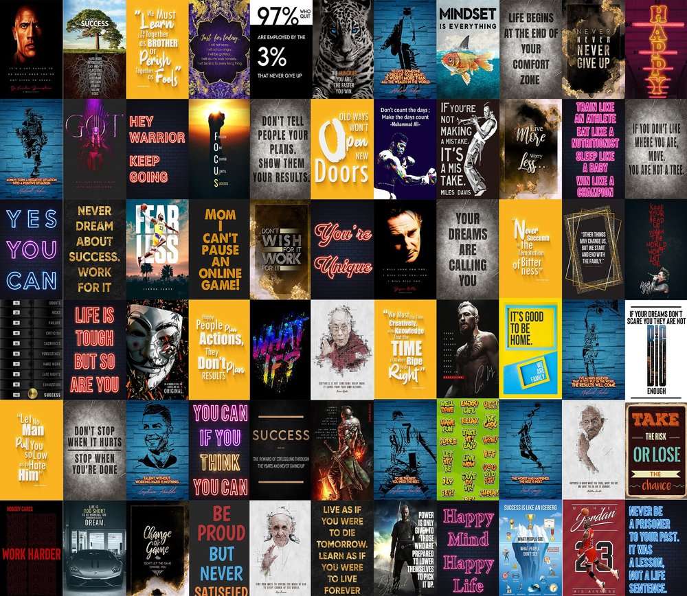 Motivational Quotes Poster Bundle