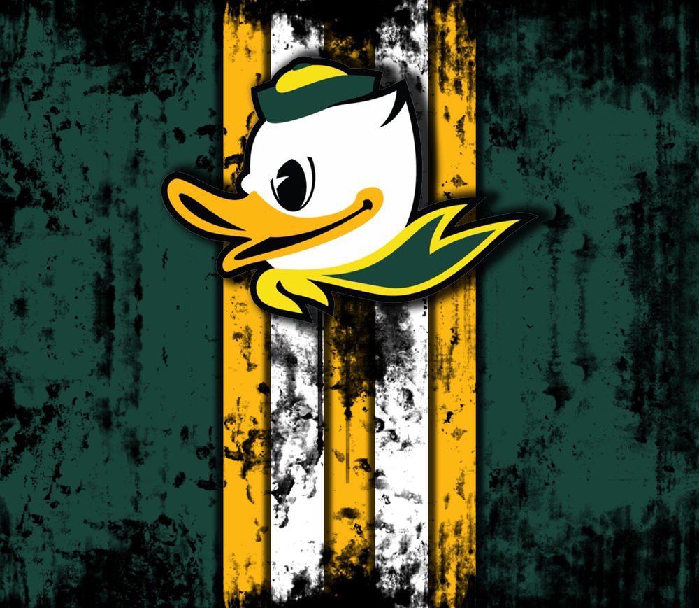 Oregon Ducks Logo Distressed