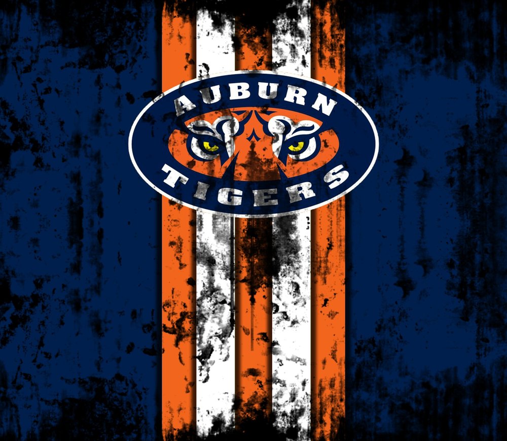 Auburn Tigers Distressed Logo — Distressed