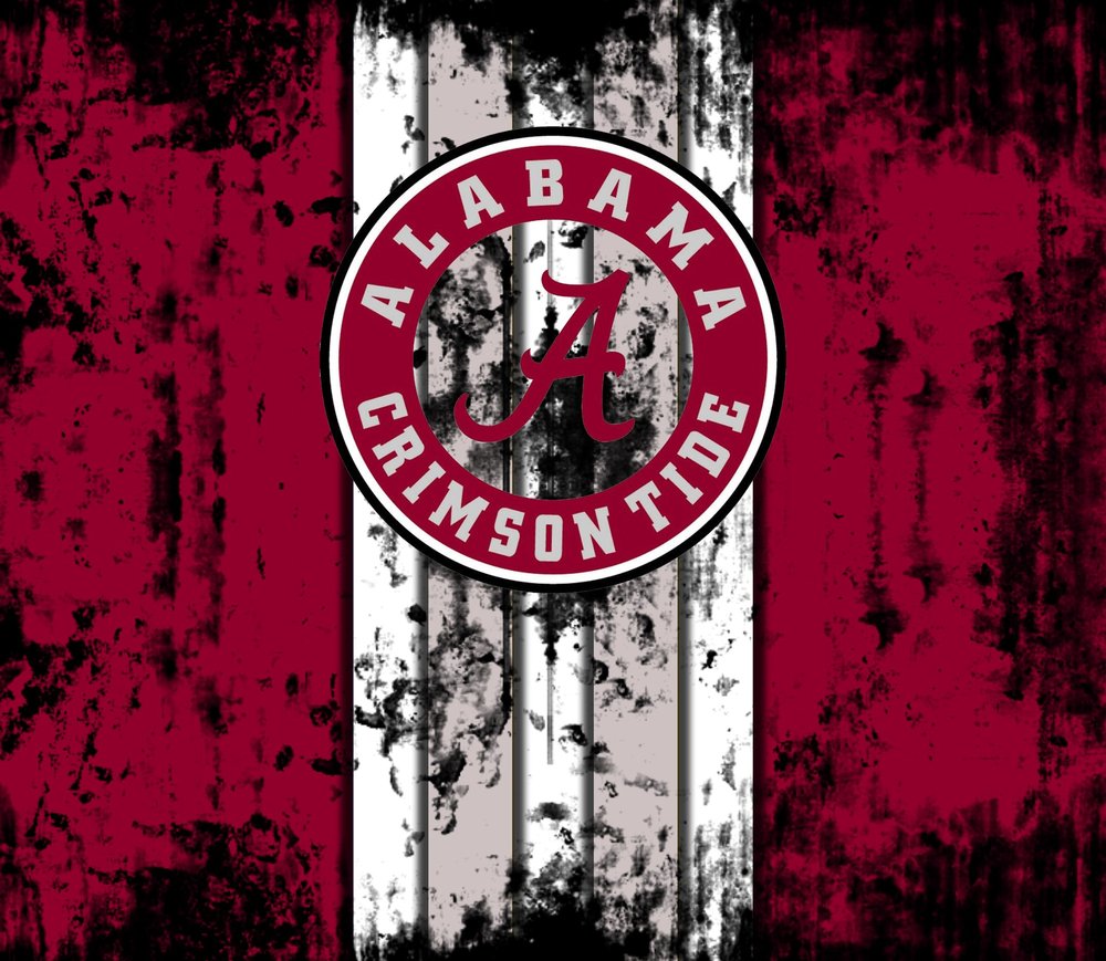 Alabama Crimson Tide Distressed Logo